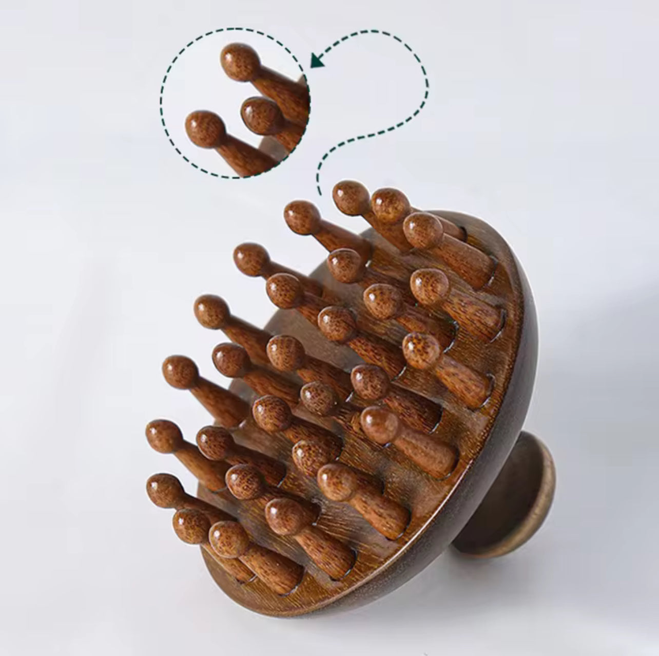 TĒNALLI Wooden Scalp Massager – A Ritual of Renewal