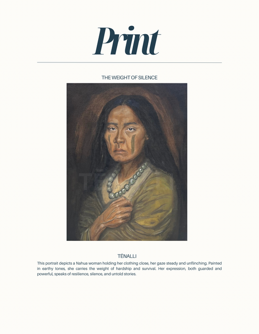 Print on paper - THE WEIGHT OF SILENCE